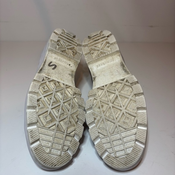 Converse Chuck Taylor All Star Lugged High Women’s Size 10 Black White Platform - Picture 7 of 10